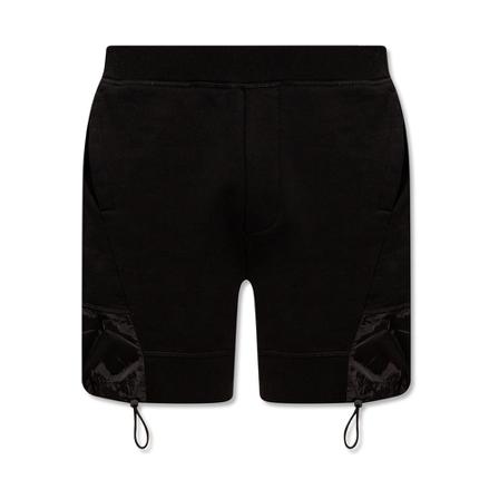 Dsquared2, Printed shorts Czarny, Mężczyzna, Rozmiar: S