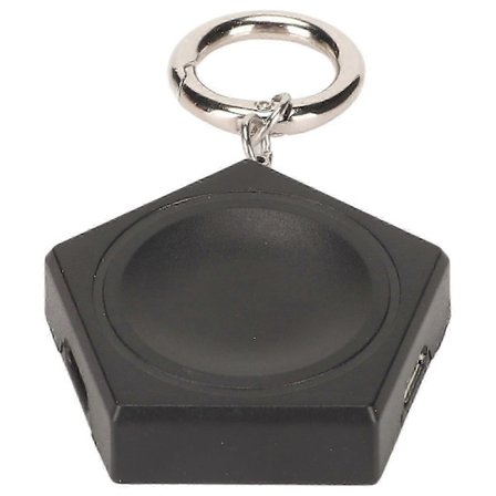 Magnetisk nyckelring trådlös laddare Typ C Micro USB Portabel trådlös laddarbas för Huawei Watch GT 2 Pro Smart Watch Svart