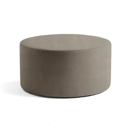 Seating block CASUAL, Ø 1000 mm, fabric CURA, taupe
