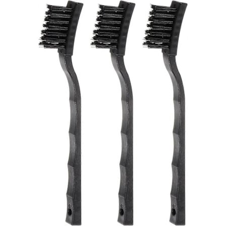 3 Dele Antistatiske Rengøringsbørster 16x30mm PV Plast Ledende Børste Antistatisk ESD Børste til Rengøring af PCB Laptop Tastatur Blæser