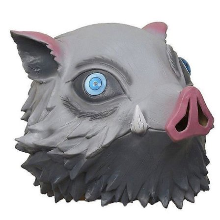 Halloween duvmask latex djurhuvudskydd festrekvisita (FMY)