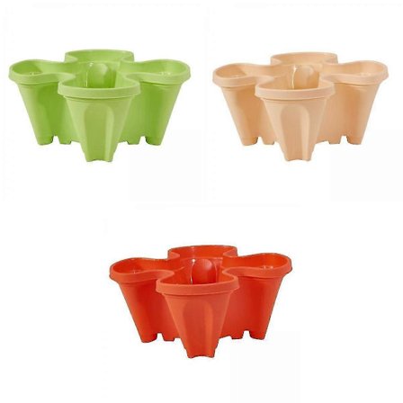 Vertikal Have Plantekasse Jordbær Plantepotte Indendørs Udendørs;