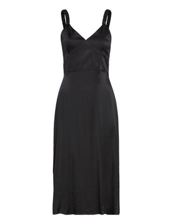 Anju Strap Dress Polvipituinen Mekko Black Tamaris Apparel