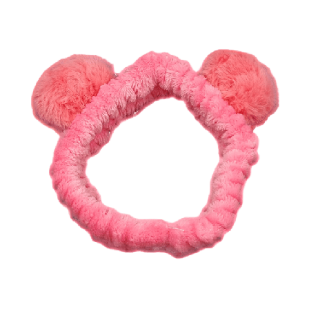 Complement Kids Hårband / Makeup Band Med Bollar Accessoarer Unisex Rosa