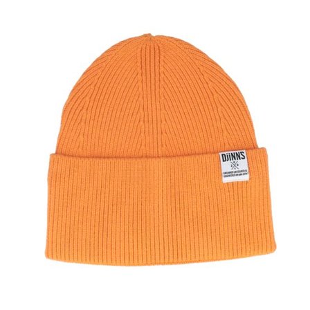 Djinns - Orange cuff Beanie - Basic Beanie Wooly Knit Orange Cuff @ Hatstore