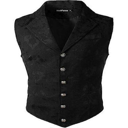 Miesten viktoriaaninen pukuliivi Steampunk goottilainen liivi