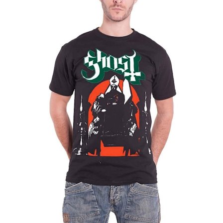 Ghost Unisex Adult Procession T-Shirt M Svart