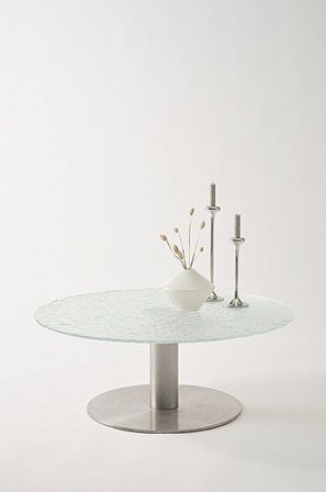 Jotex - Stolik Kawowy ø 90 Cm Chrom - PALMETTO - Kup Stoliki dostawiane do sofy firmy Jotex