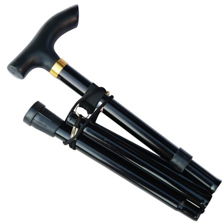 Stokker Sammenleggbar Sammenleggbar Stokk Spaserstokk Høydejusterbar Lettvekt Anti-skli For reise Utendørs Vandring Hjelp Bal