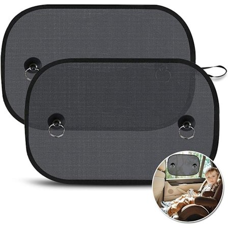 Solskjerm til bil for baby, solskjerm til bilvindu for barn, sol