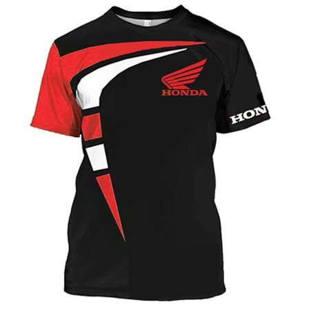 Honda T-shirt herr Motorcykel Racing kortärmad träningsoverall style 6 M