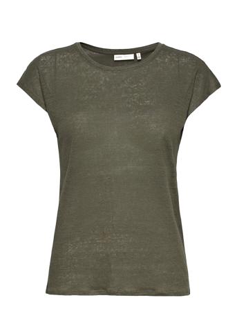 Faylinn O T-Shirt T-shirt Top Grøn InWear