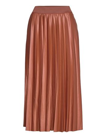 Vinitban Skirt/Su - Noos Knälång Kjol Brun Vila