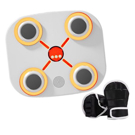 Elektronisk Boksingmaskin Smart Boksingstrener for Sanda Trening Kickboksing med Halvfingerhansker