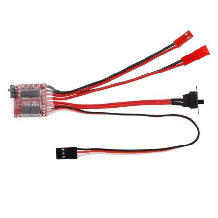 20A borstad elektronisk hastighetsregulator för 1/24 RC bil terränglastbil RC båt ESC Li-Po 2S / Ni-Mh/Ni-cd 4-7cell