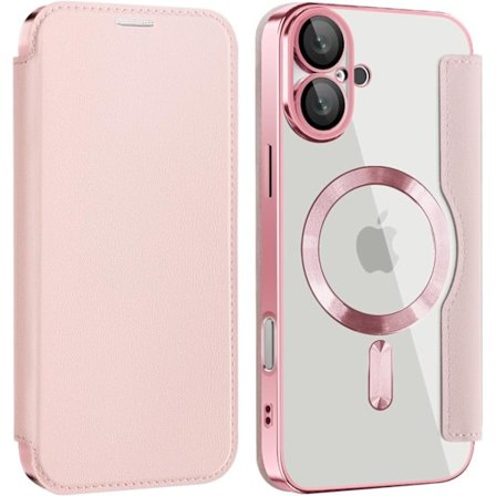Skal för iPhone 16 Plus Kompatibelt med MagSafe (Rosa)