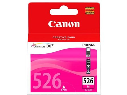 Canon Bläckpatron, PIXMA CLI-526 M, 4542B001, ChromaLife100+, magenta, singelförpackning - Lyreco - Toner och bläck - Bläckpatroner - Bläckpatroner 