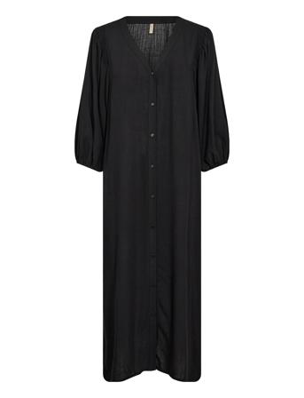 Sc-Falula Polvipituinen Mekko Black Soyaconcept