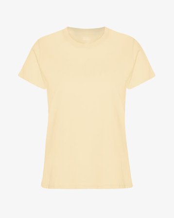Women Light Organic Tee - Soft Yellow - Female - XS
