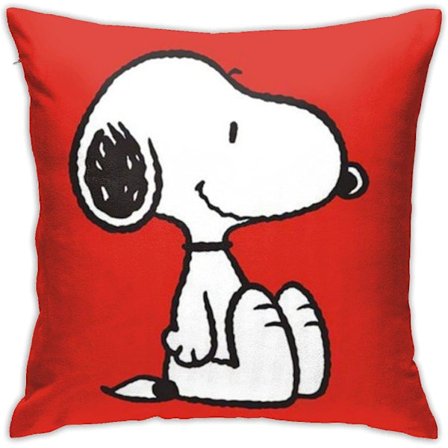 Anime Sarjakuva Snoopy Tyyny Superpehmeä Tyynyliina Neliönmuotoinen Kevyt Tyynyliina Kodin Koristeet Piilovetoketjulla Heittotyynyn Päälliset 18x18 