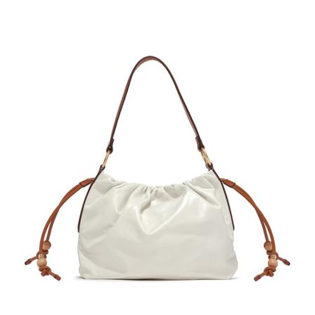 Gianni Chiarini Peony shoulder Tas , Wit , Dames , Maat: ONE Size Schoudertassen
