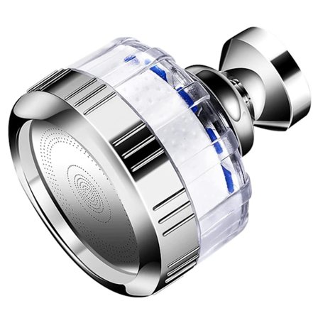 Vattenfilter för kökskran med 2 långlivade filterpatroner som avlägsnar klor, tungmetaller och