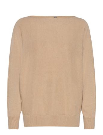 Cuannemarie Batwing Jumper Pullover Beige Culture