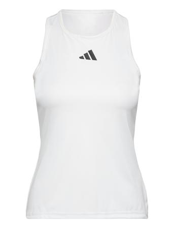 Club Tank T-shirts & Tops Sleeveless Hvit Adidas Performance*Betinget Tilbud