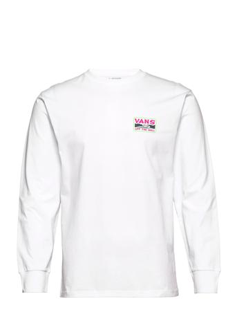 Summer Camp Ls T-shirts Long-sleeved Hvit VANS
