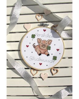 Stickpackung Bild Kleines Ferkel