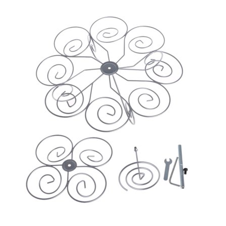 Aftagelig 3 Tier 13 Cupcake Stand Party Dessert Holder Bryllupsdekoration