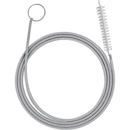 Fleksibel Lang Piberenser 1.5M Rengøringsbørster med Bløde Nylonbørster Hoved med Bløde Nylonbørster Hoved Rørrensebørste Pibebørste