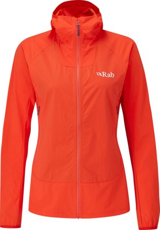 Rab Women's Borealis Jacket Women soft shell jackets Red 12