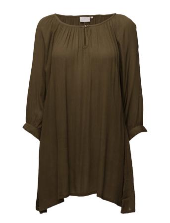 Amber Tunic Tunika Grønn Kaffe