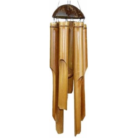 Vindspel Bambu Chime Deko Mobil Chimes Ljudspel Avslappning Feng Shui Trädgårdsklocka 60 cm