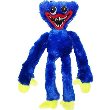 1PC Huggy Wuggy -pehmolelu Poppy Playtime Realistinen makkaramonsteri, Monster Horror -pehmolelu (15,75 tuumaa, sininen)