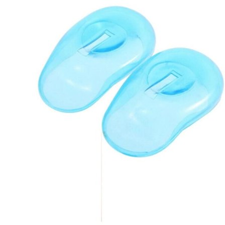 Salong Hår Dye Transparent Blå Silikon Øre trekk