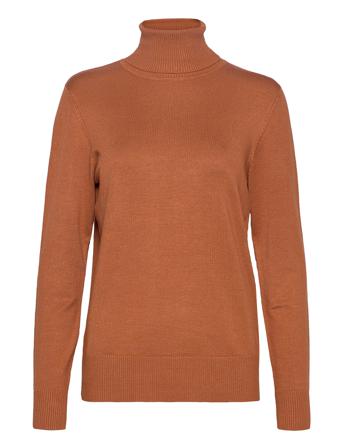 J2046, Milasz Rollneck Pullover Turtleneck Rullekravetrøje Brun Saint Tropez