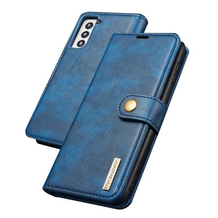 DG.MING Samsung Galaxy S21 Plus 2-i-1 pungetui - Blå