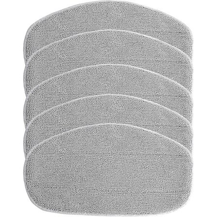 Reservedele til Leifheit Cleantenso Damprenser - Dampmoppude til Dyb Rengøring, 5x Reserve Mikrofiberpuder