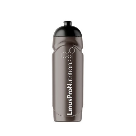 LinusPro Nutrition Water Bottle Sort, Sport & Velvære, Drikkedunke & Shakers, Drikkedunke
