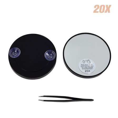Soveværelse Hjemmekontor Sugekop Makeup Forstørrelsesspejl 20X Høj Definition[D]