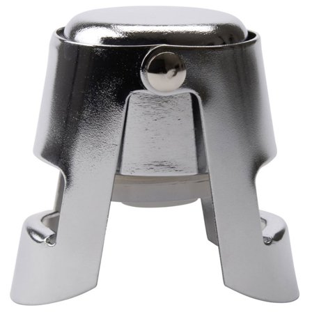 Champagnekork med Lås Sølv