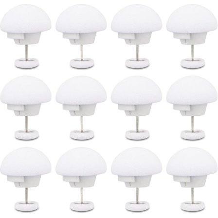 Dynetrekk Pin Clip 12-delt gjenbrukbar dynetrekk feste for laken og dynetrekk (hvit)