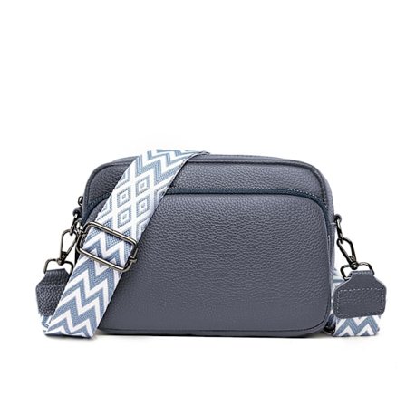 Naisten nahkainen olkalaukku, olkahihna