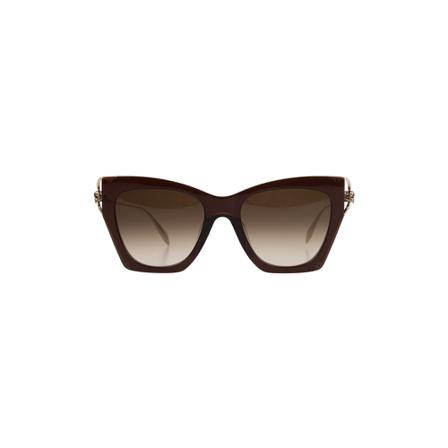 Alexander McQueen, Sunglasses Bruin, Dames, Maat:ONE Size