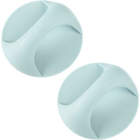 Pakke med 3,35 tommers diameter selvklebende skapdørhåndtak, blå klebende knotter