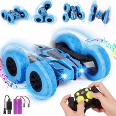 Carro Acrobático De Control Remoto 360° Doble Giro Lateral WD.WDQZL Hogar