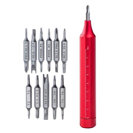 Skruetrækker Sæt Skruetrækker Værktøj 04-ALUMINIUM LEGERING