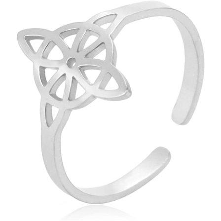 Häxknuten Ring Justerbar Häxkonst Ring Irländsk Keltisk Knut, ZQKLA